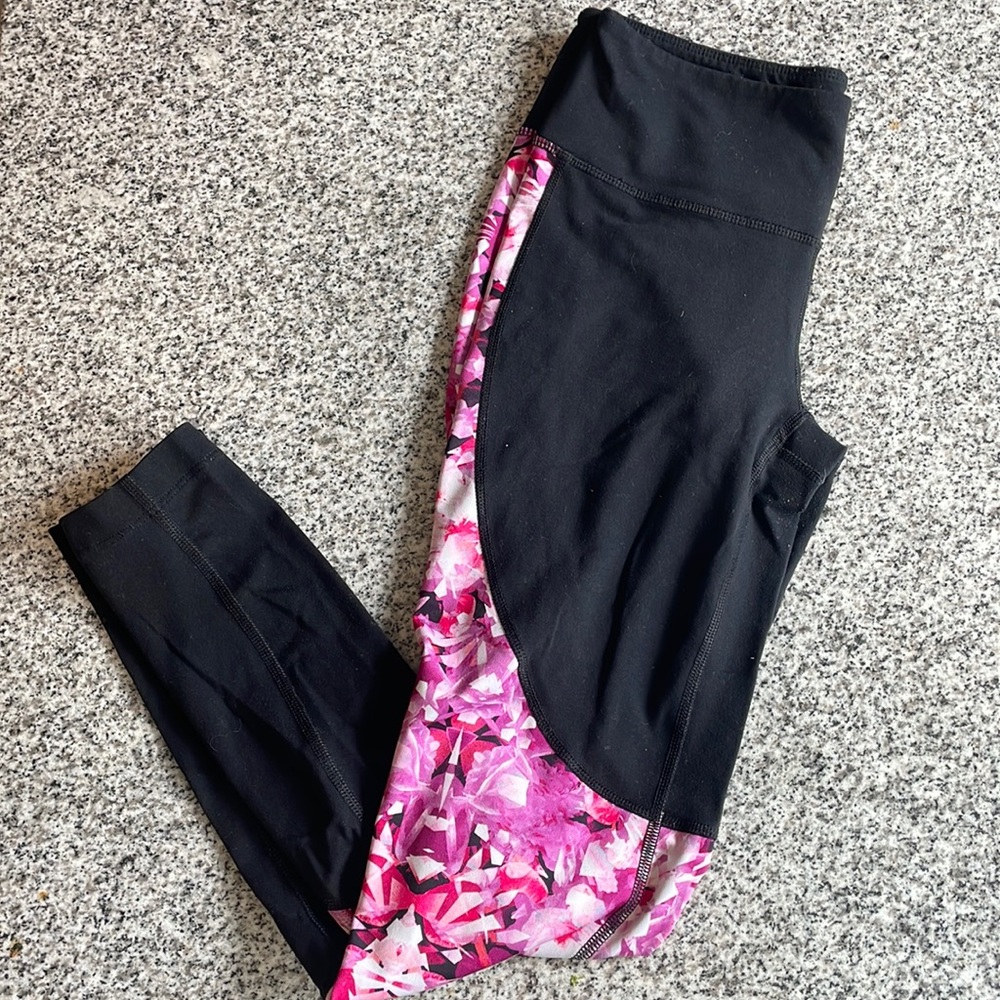 Two Tone Neon Leggings, Super Shaping!
